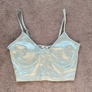 Garage Bustier Cropped Tank Top